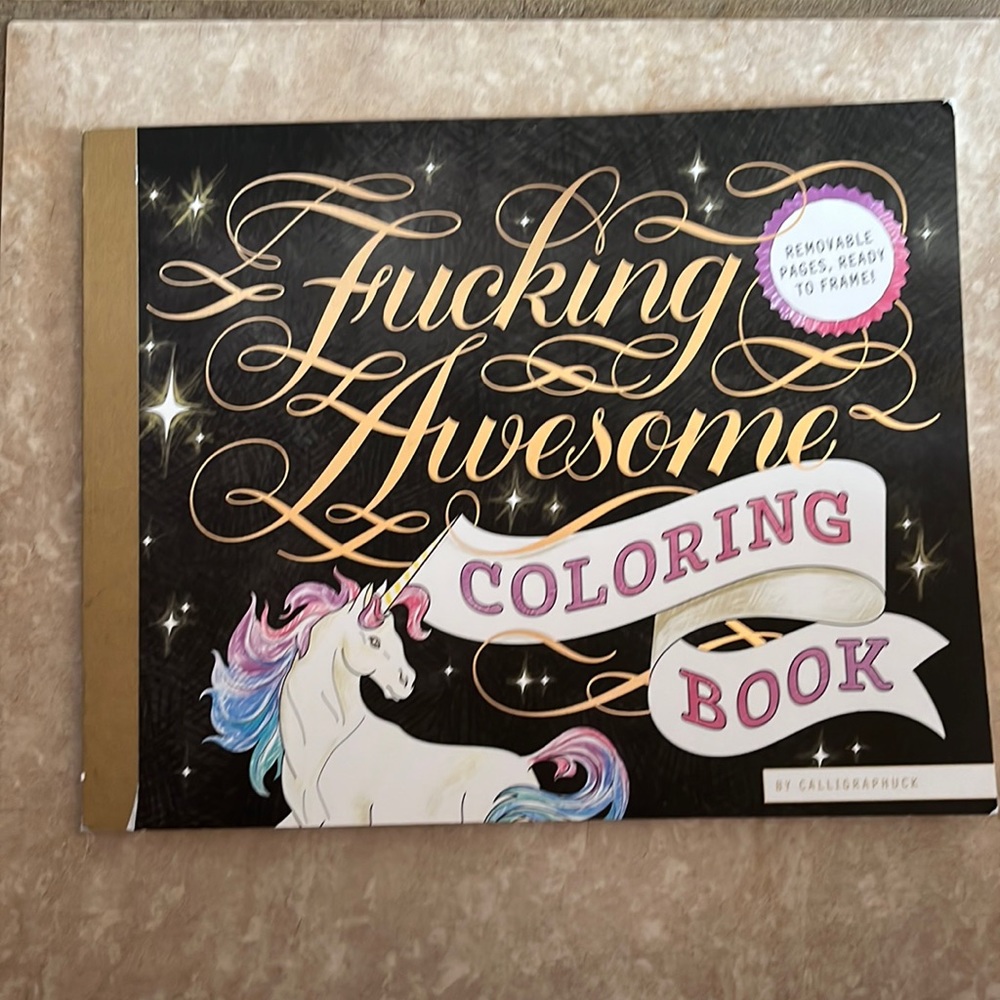 F*cking Awesome Adult Coloring Book